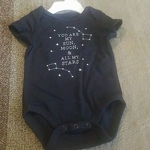 Black newborn onesie
